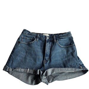 Abercrombie & Fitch Curve Love High Rise Mom Shorts